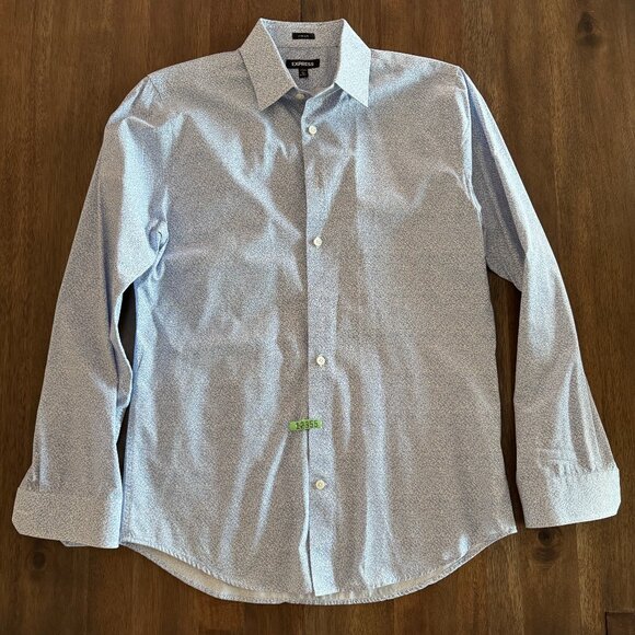 Express Dress Shirt Men’s Medium Extra Slim - Picture 1 of 6